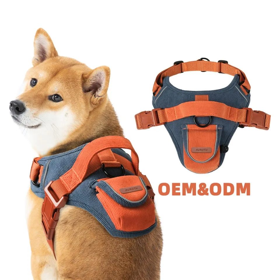 Dây nịt chó bằng vải nhung